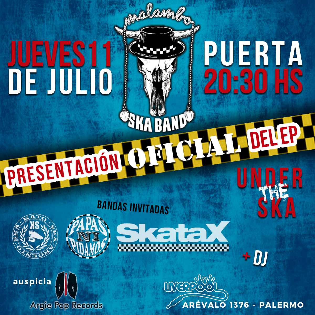 Flyer Charly 11 julio